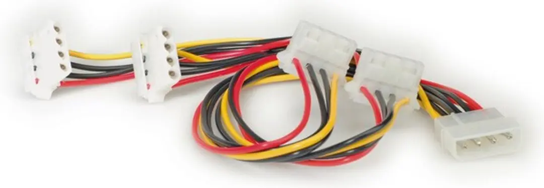 Roline Molex Splitter 4x Haaks - 0,45m - afbeelding 6 van 6