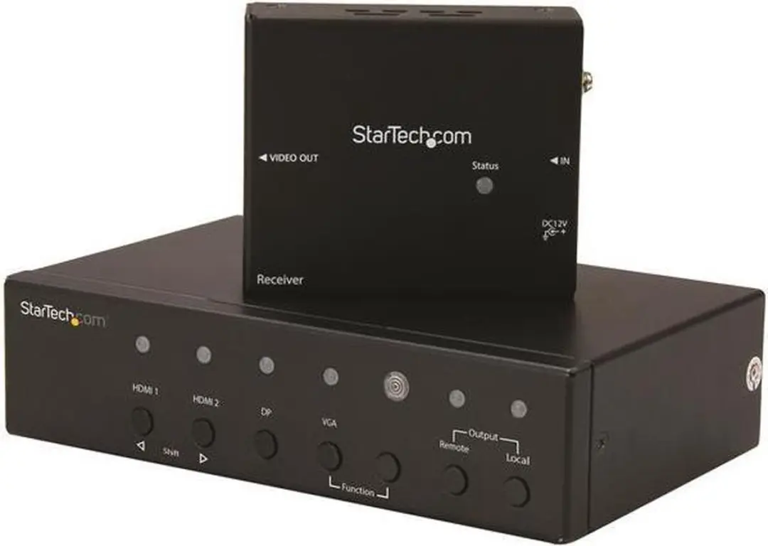 Startech STDHVHDBT HDBaseT Extender met Switch
