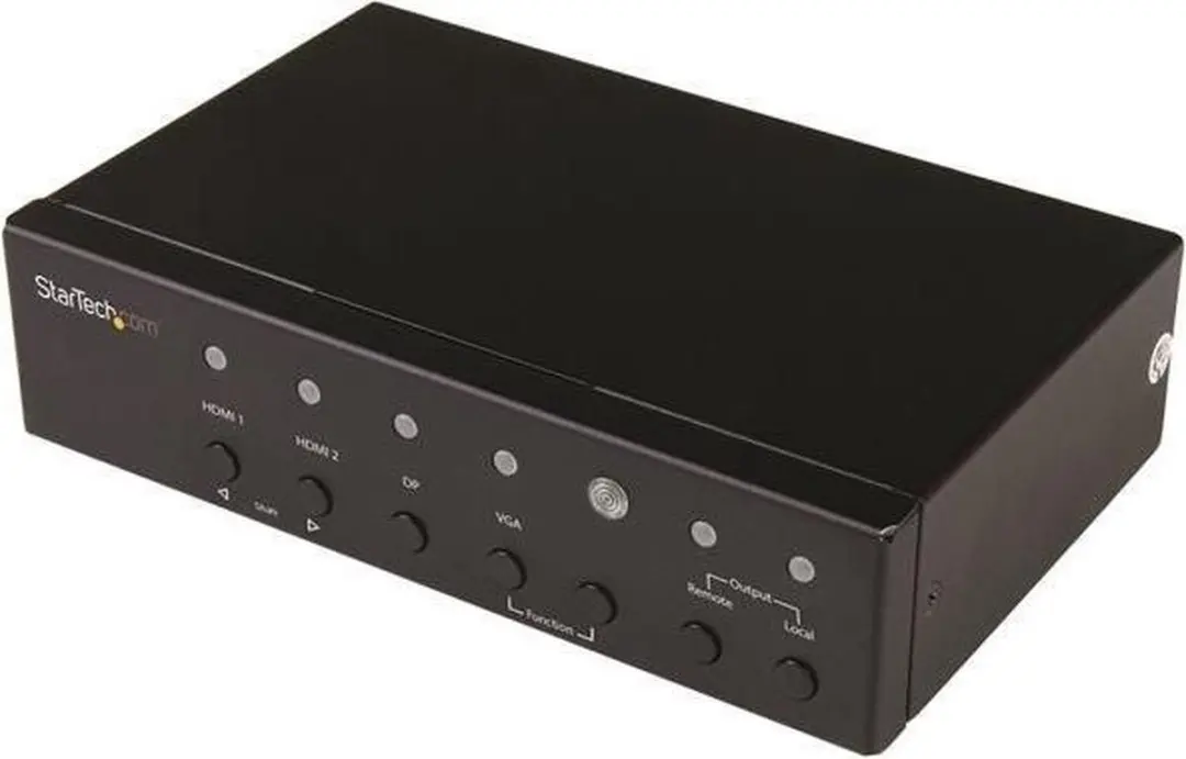 Startech STDHVHDBT HDBaseT Extender met Switch - 4K - Zwart