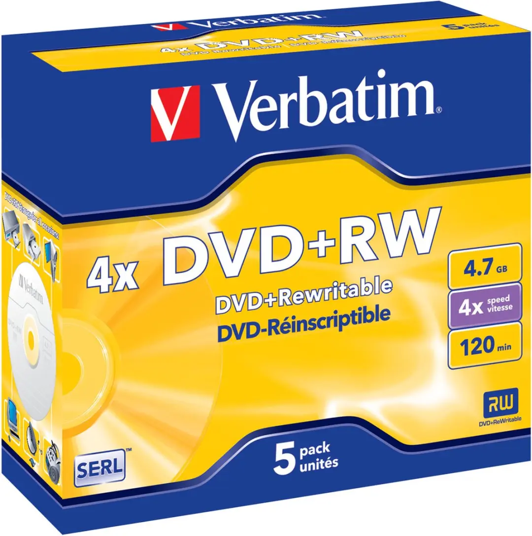 Verbatim DVD+RW 4.7GB 4x