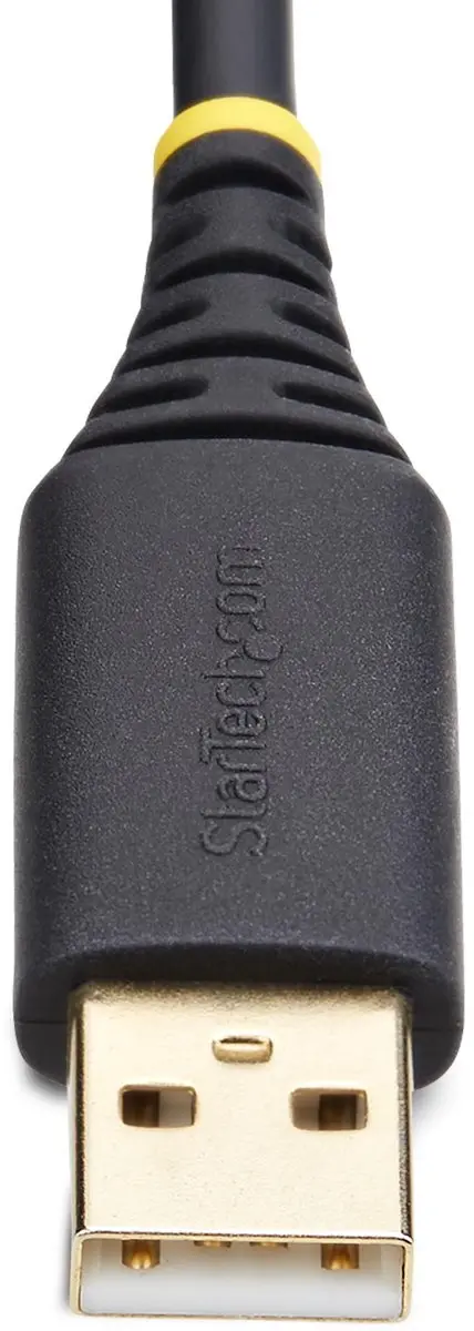 Startech 1P1FFCN-USB-SERIAL USB naar Null Modem Kabel - Zwart