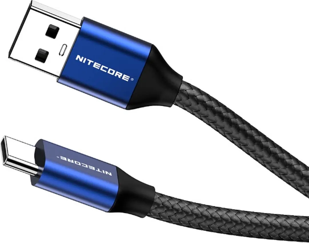 Nitecore UAC20 USB Verloopkabel - Zwart