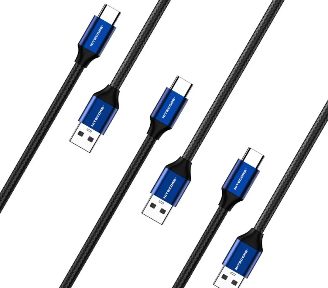 Nitecore UAC20 USB Verloopkabel - Zwart