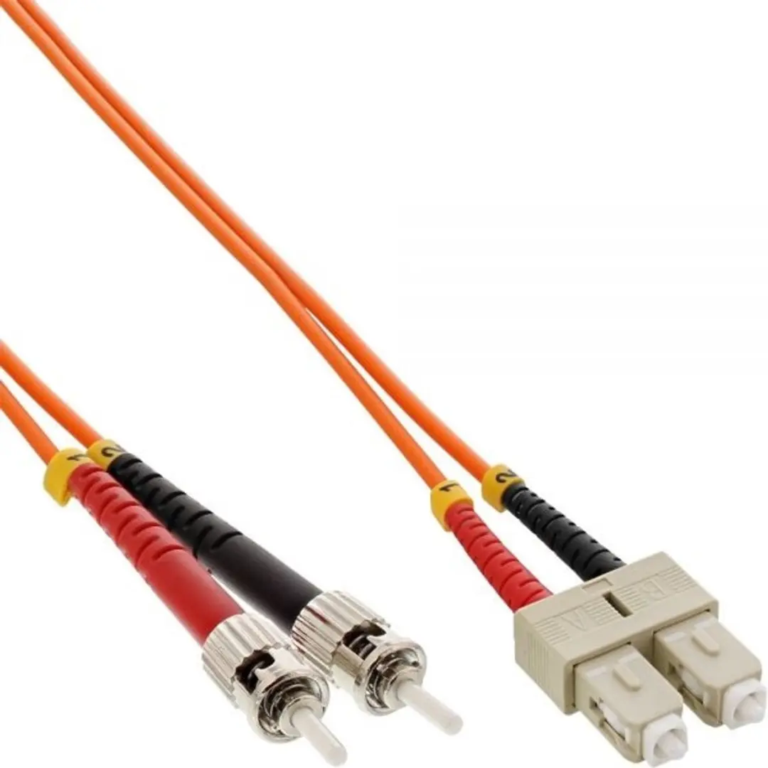 ACT 5m Glasvezel Patchkabel Duplex ST/SC OM1 - RL2005 - Oranje