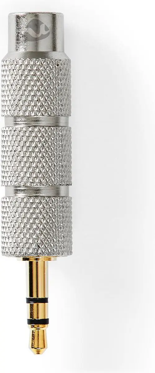 Nedis Stereo-Audioadapter 3,5mm naar 6,35mm - Verguld - afbeelding 6 van 6
