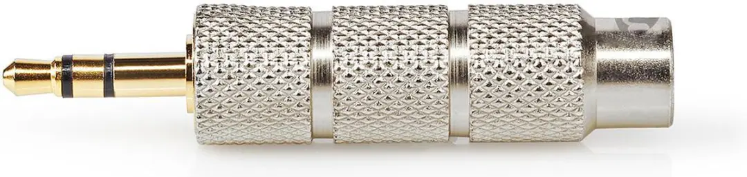 Nedis Stereo-Audioadapter 3,5mm naar 6,35mm - Verguld