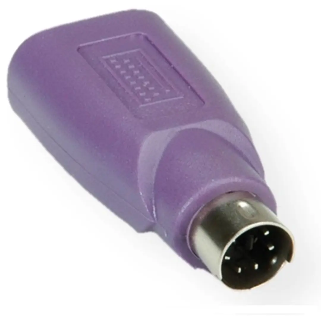 Value Mini DIN 6-pins PS/2 naar USB-A Adapter