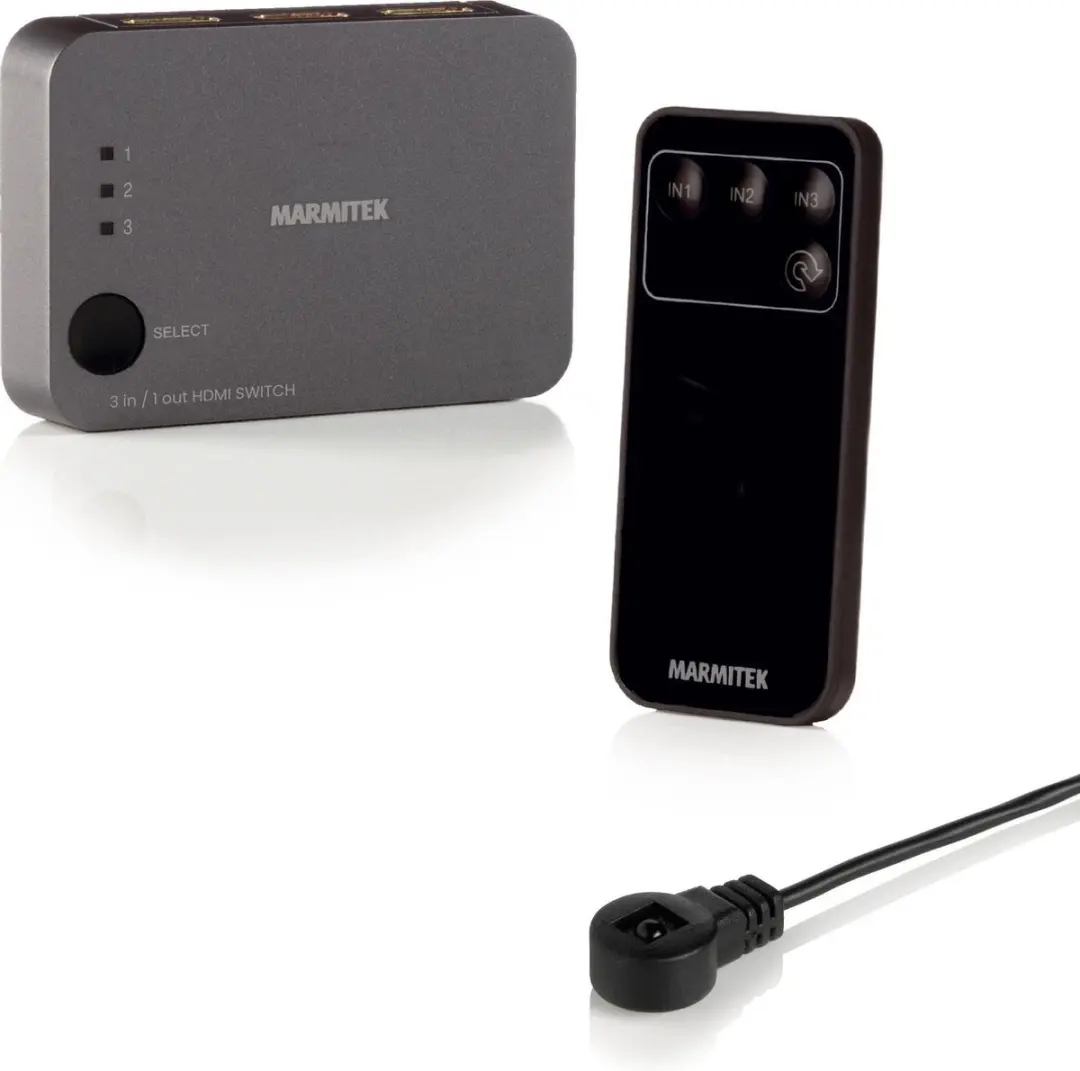 Marmitek Connect 310 UHD HDMI Switch 3 Poorten