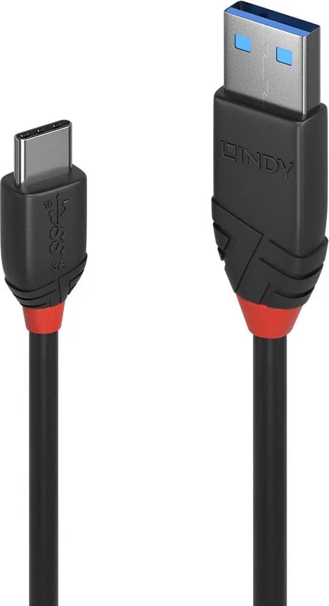Lindy USB 3.1 Type A naar C Kabel 4002888369169 - Transparant - afbeelding 6 van 6