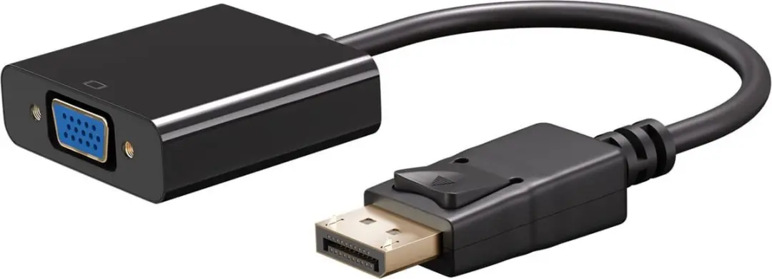 Goobay DisplayPort naar VGA Adapter 1.1 - 0.15m - Zwart
