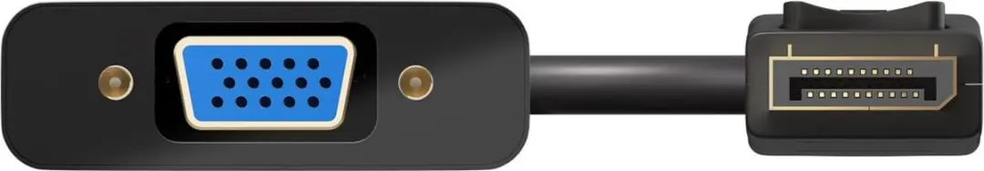Goobay DisplayPort naar VGA Adapter 1.1 - 0.15m - Zwart