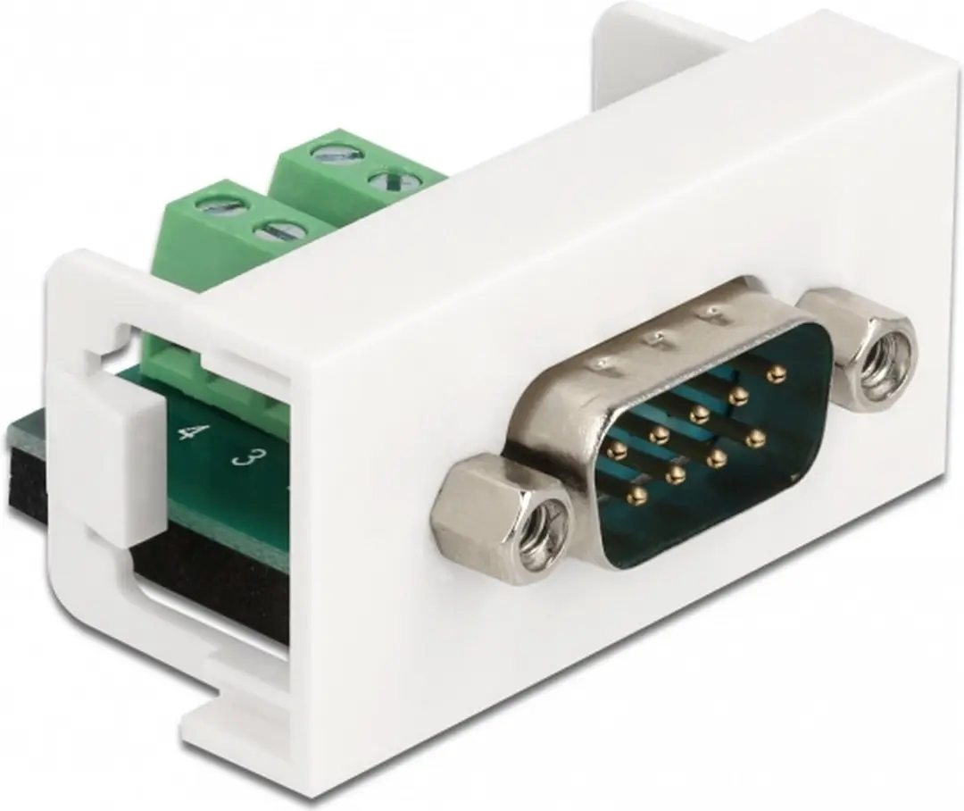 Delock Easy 45 D-Sub 9 Pin Male naar Terminal Block