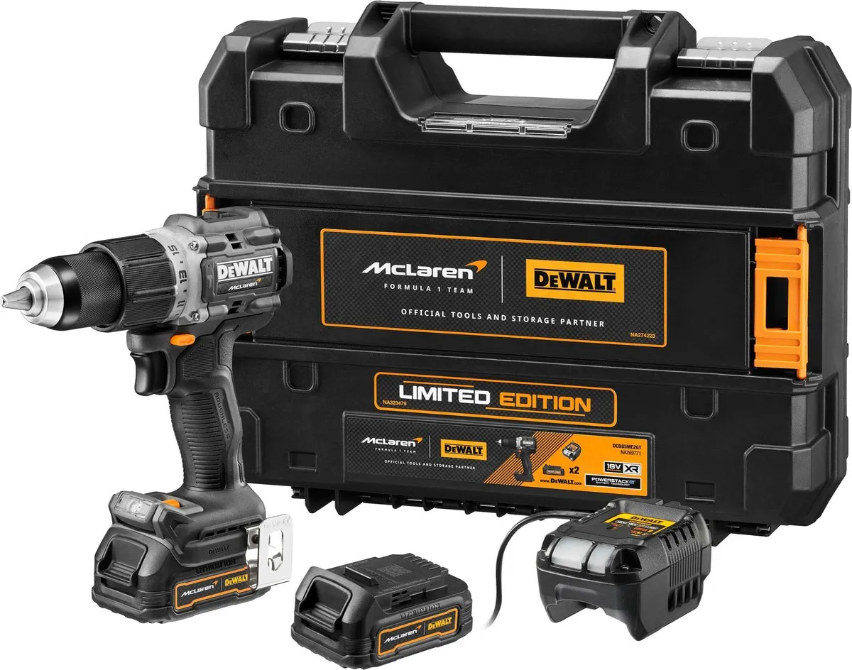 DeWalt XR DCD85ME2GT Percussieboormachine - 18V - 2x 1700mAh PowerStack - afbeelding 4 van 6