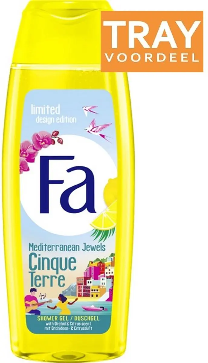 Fa Mediterranean Jewels Douchegel Orchidee & Citroen 12x250ml