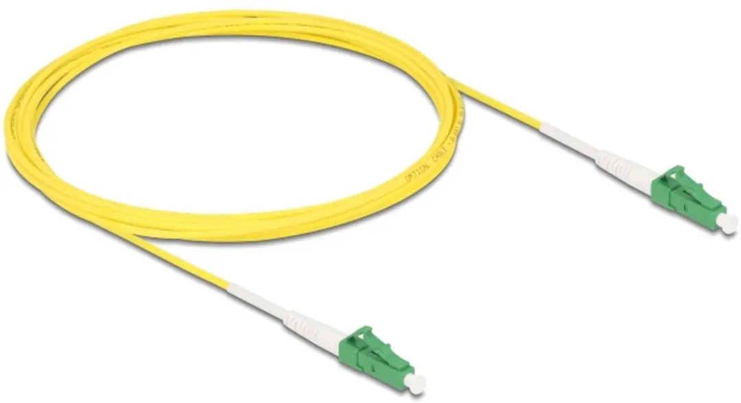 Delock LC-APC naar LC-APC Simplex OS2 3m - Geel