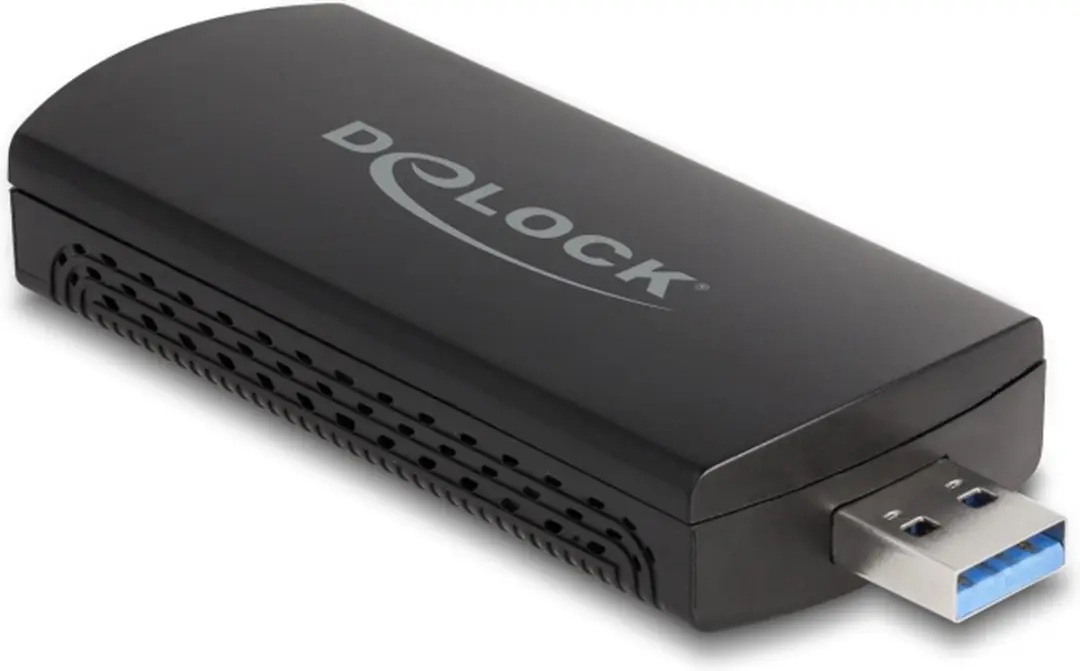 Delock Wi-Fi 6E AX5400 USB Adapter 12774 - Zwart