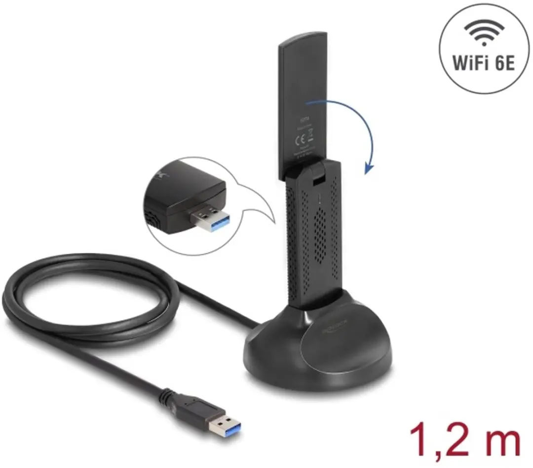 Delock Wi-Fi 6E AX5400 USB Adapter 12774