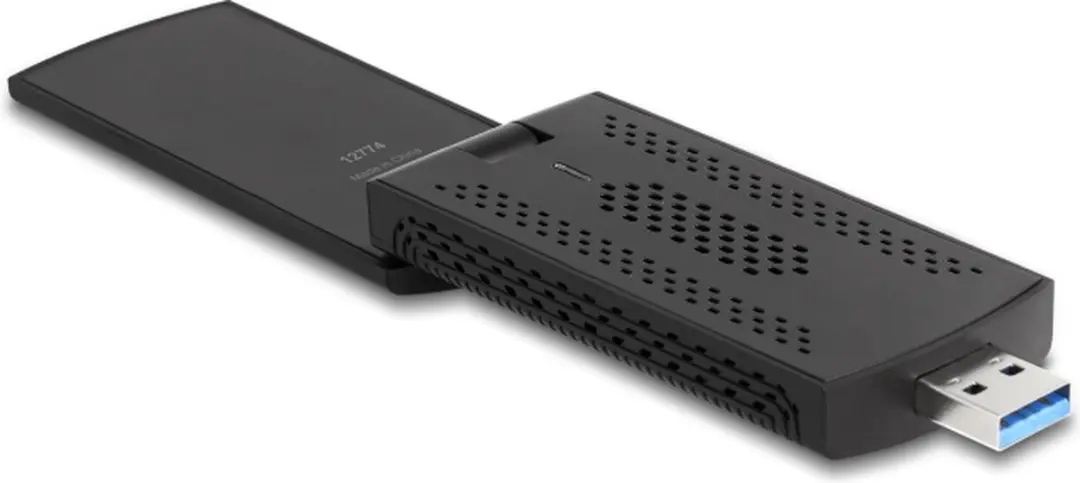 Delock Wi-Fi 6E AX5400 USB Adapter 12774 - Zwart