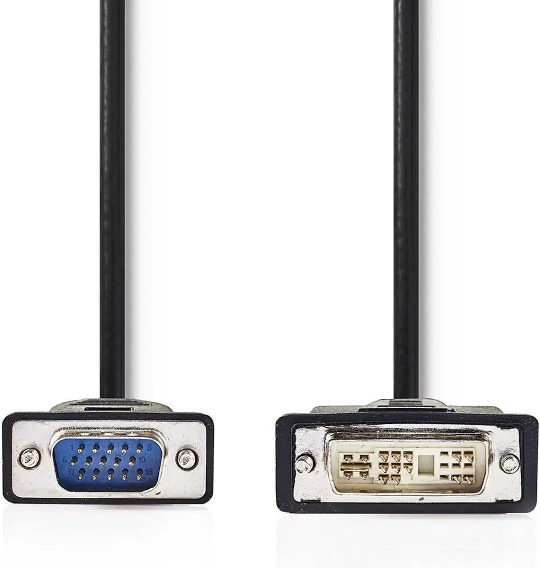 Nedis DVI-A naar VGA Kabel 2m - 1024x768 - Zwart