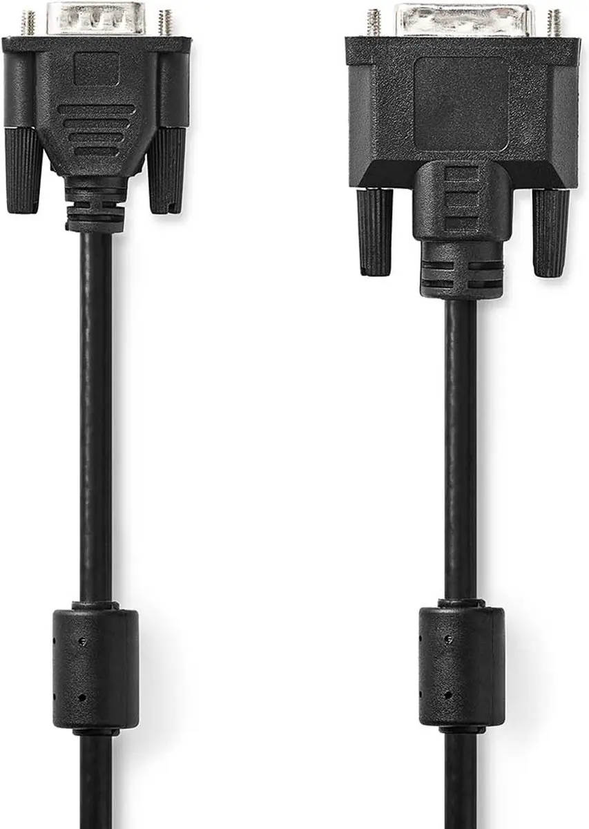 Nedis DVI-A naar VGA Kabel 2m - 1024x768 - Zwart