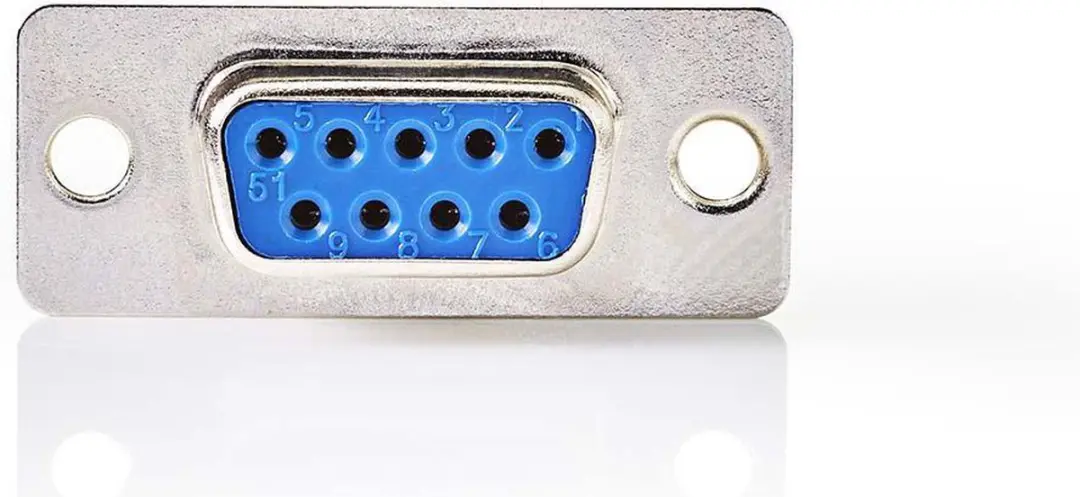 Nedis D-SUB 9-Pins Female Chassisdeel - Zilver - afbeelding 6 van 6