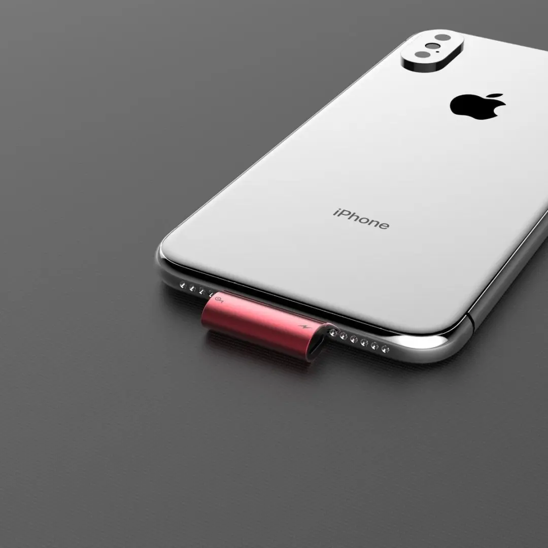 Baseus Splitter Lightning naar 2x Lightning CAL46-91 - Rood