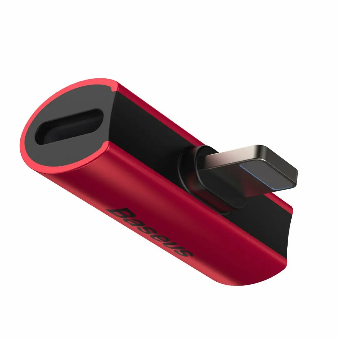 Baseus Splitter Lightning naar 2x Lightning CAL46-91 - Rood