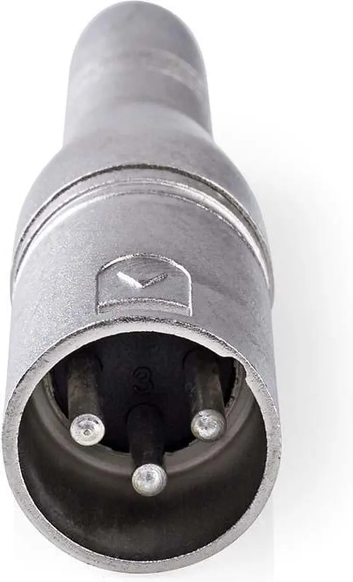 Nedis XLR-Adapter 3-Pins Male naar 6,35mm Female - 10 Stuks