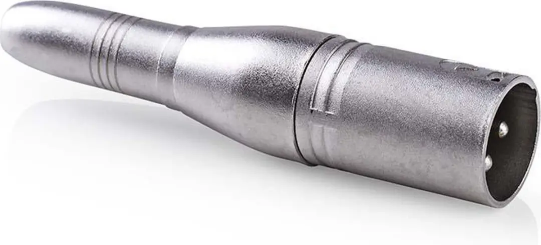 Nedis XLR-Adapter 3-Pins Male naar 6,35mm Female - 10 Stuks