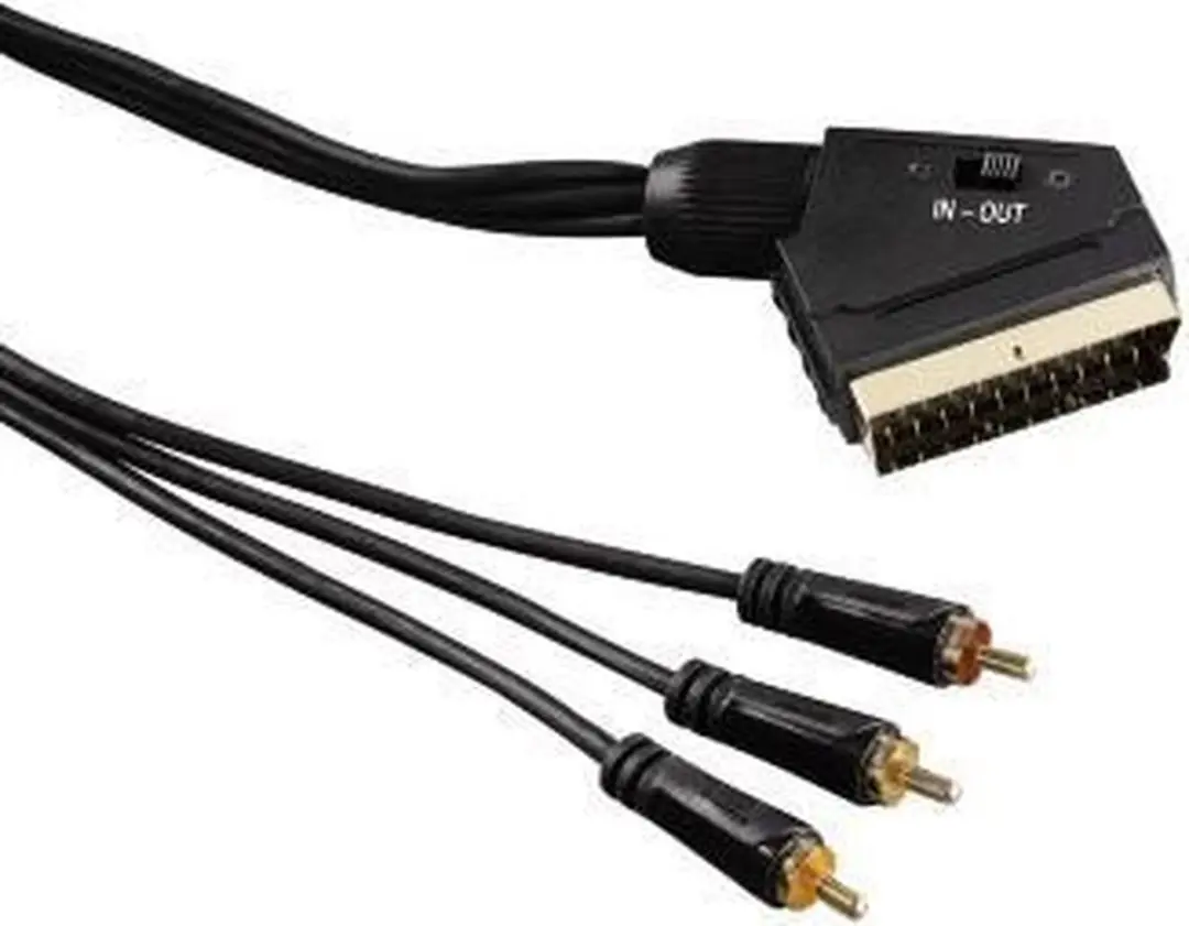 Hama Scart naar 3x RCA Kabel 1.5m