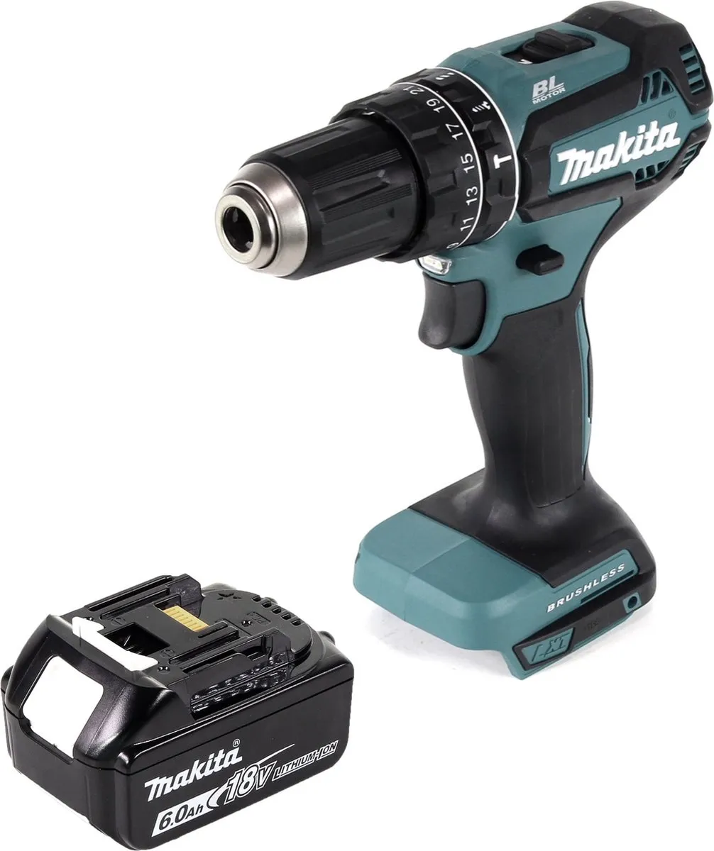Makita DHP 485 G1 Klopboormachine 18V 50Nm - Borstelloos - 6,0Ah