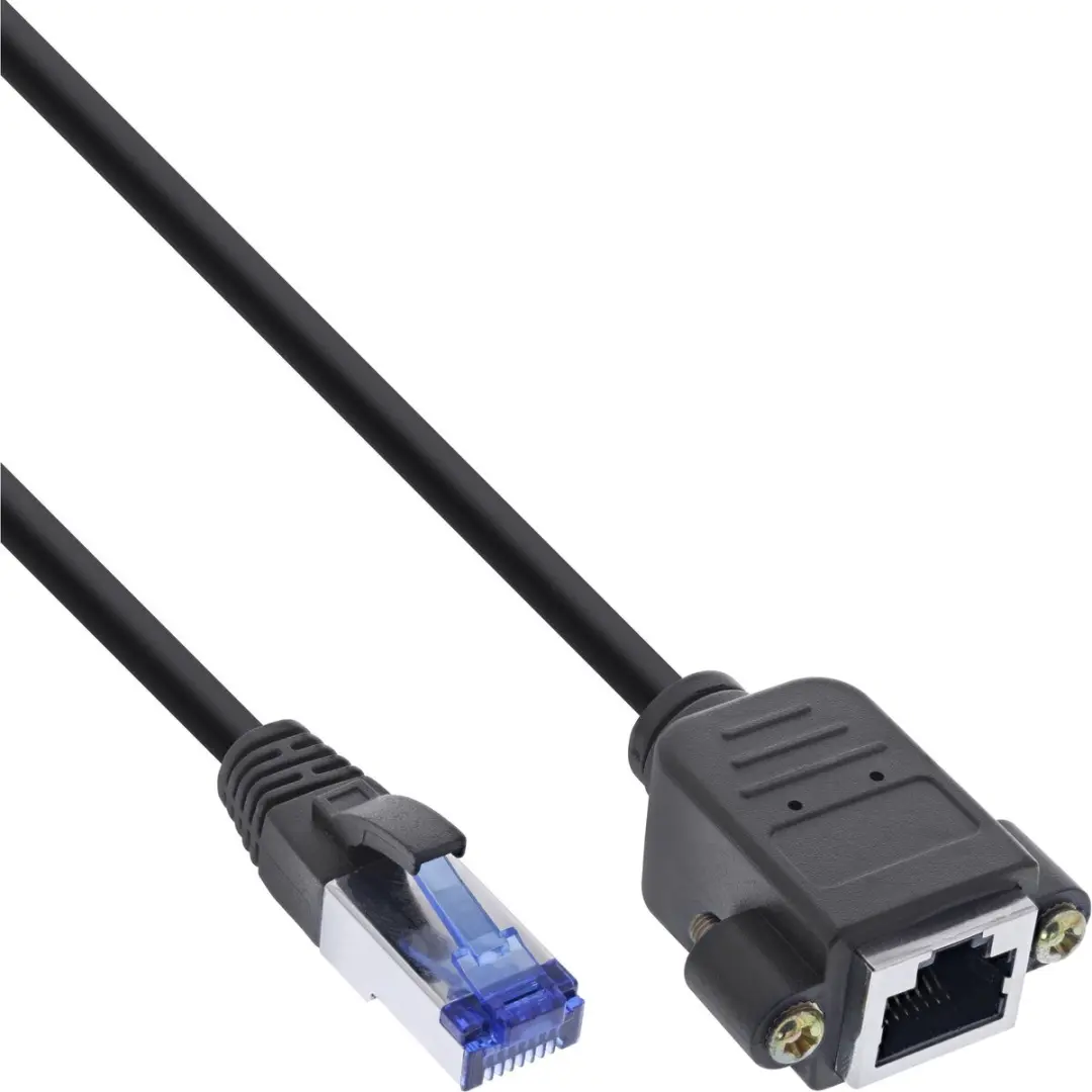 Goobay CAT 6A S/FTP Verlengkabel 65644 - Zwart