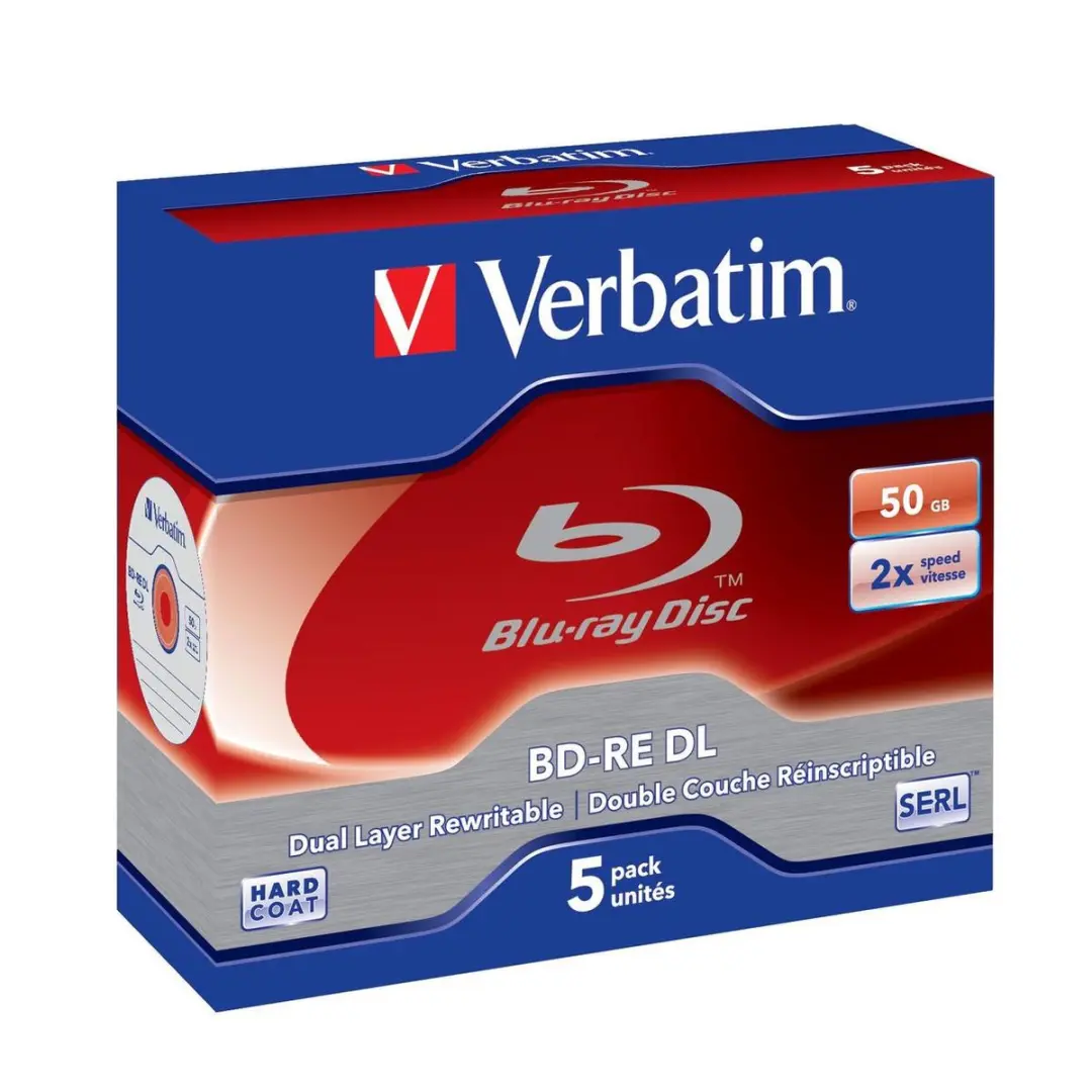 Verbatim 43760 Blu-ray BD-RE DL 50GB