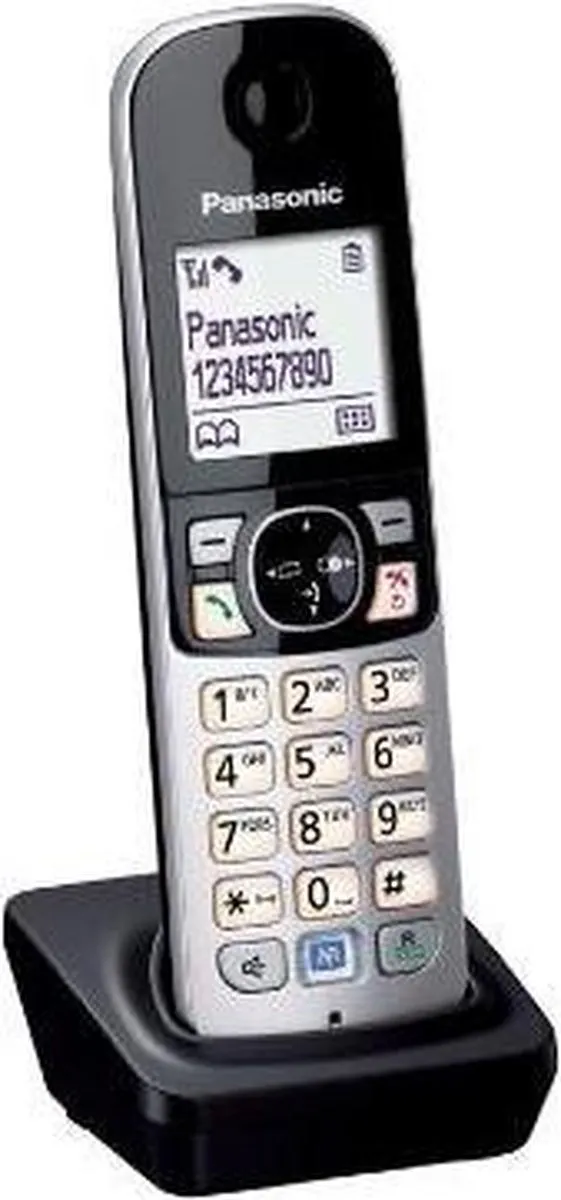 Panasonic KX-TGA681EXB Losse Handset - 550mAh - Zwart
