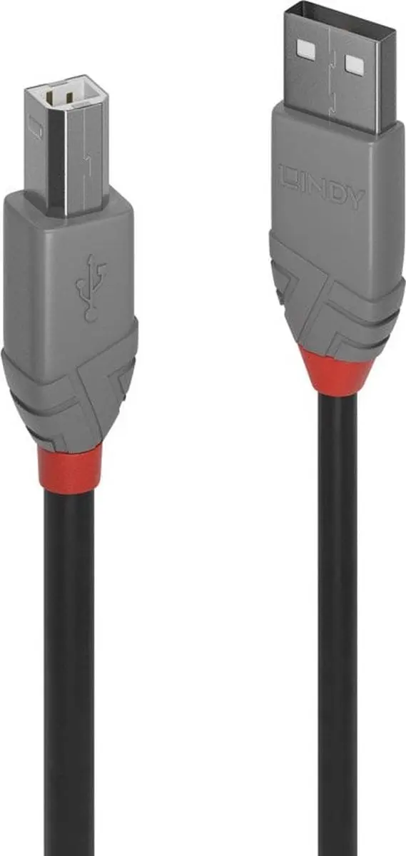 Lindy USB 2.0 USB-A naar USB-B Kabel 10m