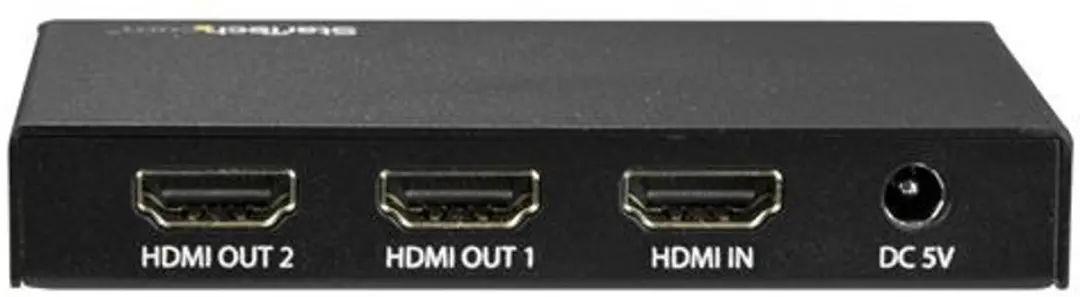 Startech ST122HD202 HDMI Splitter 2 Poorten - 4K 60Hz - Zwart