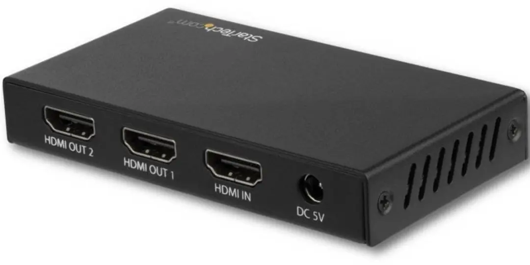 Startech ST122HD202 HDMI Splitter 2 Poorten - 4K 60Hz - Zwart
