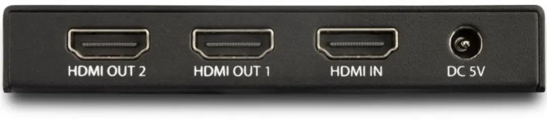 Startech ST122HD202 HDMI Splitter 2 Poorten - 4K 60Hz - Zwart