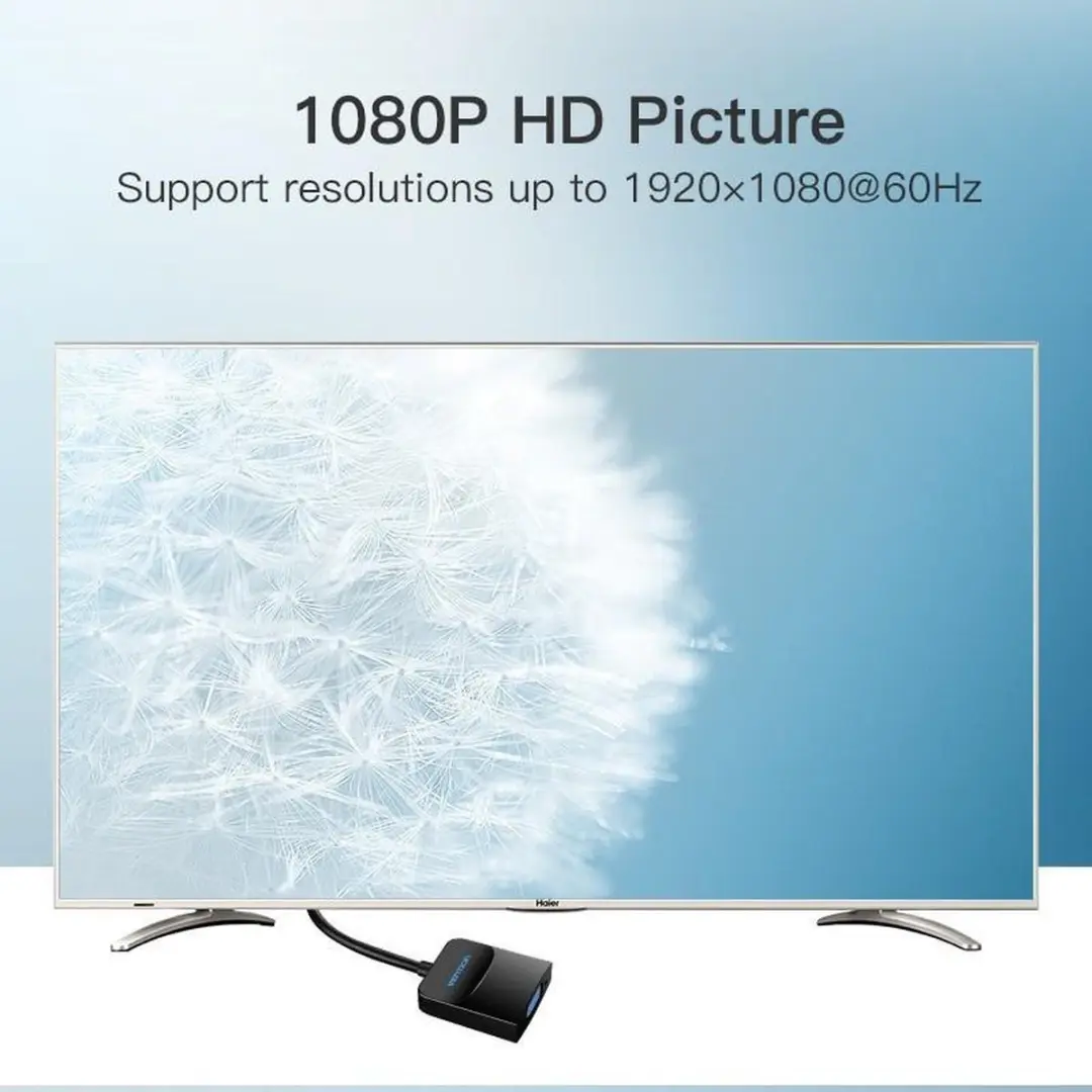 Vention DisplayPort naar VGA Adapter - Zwart