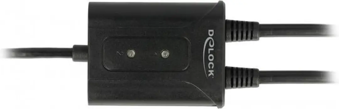 Delock Easy-USB-A naar 2x RS232 SUB-D Adapter - 0,6m - Zwart