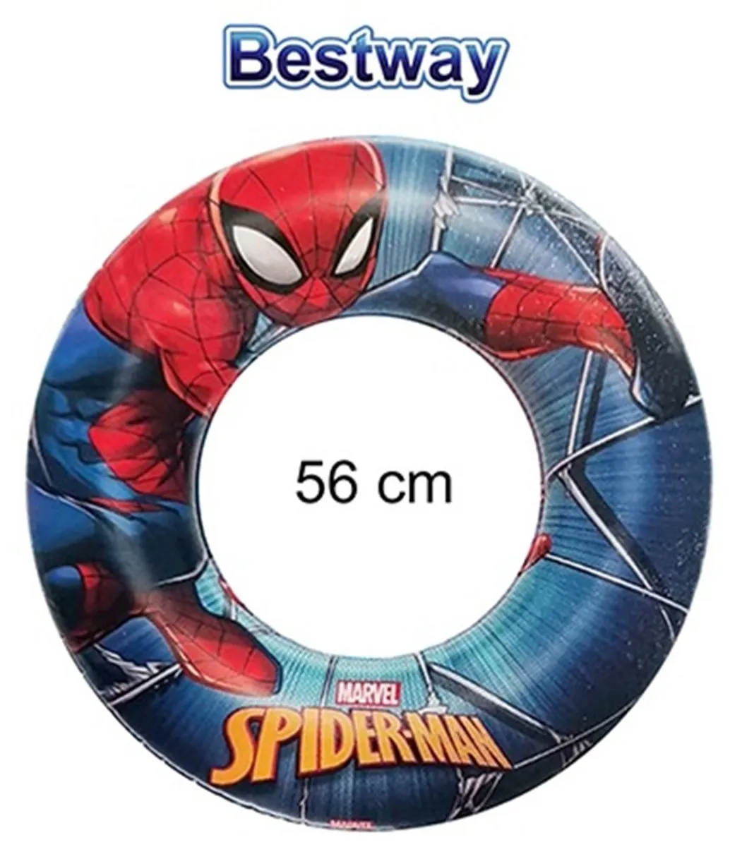 Bestway Zwemband Spider-Man 56cm - Donkerblauw