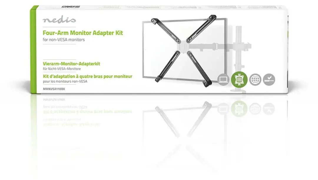 Nedis Adapter Montagekit - 13 mm - 27 " - Maximaal gewicht: 8 kg
