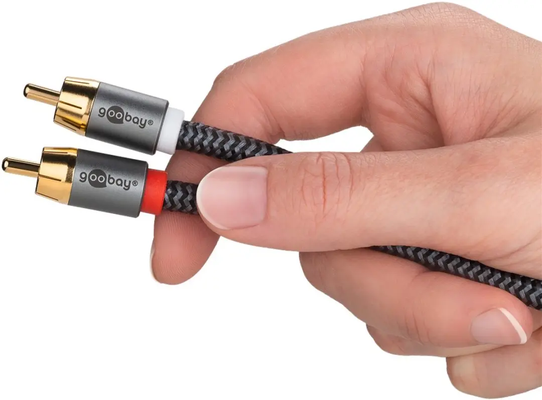 Goobay Plus Subwoofer/Stereo Kabel RCA-Y - Zwart