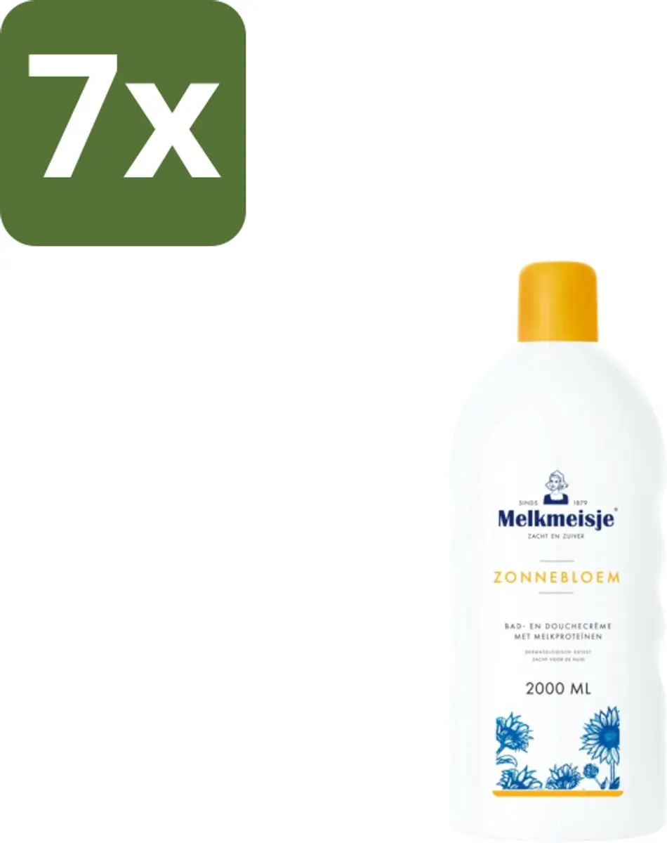 Melkmeisje Bad & Douchecrème Zonnebloem 2000ml