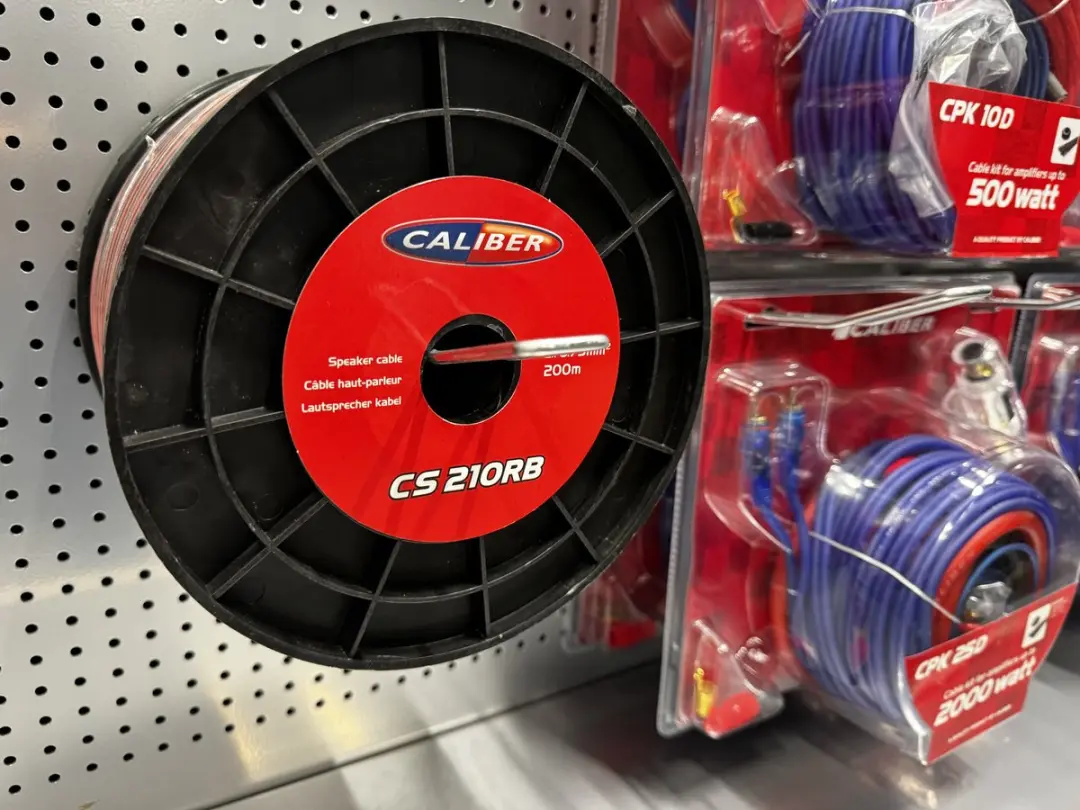 Caliber CS210RB Luidsprekerkabel 2x0,75mm² - 200m - Rood/Zwart