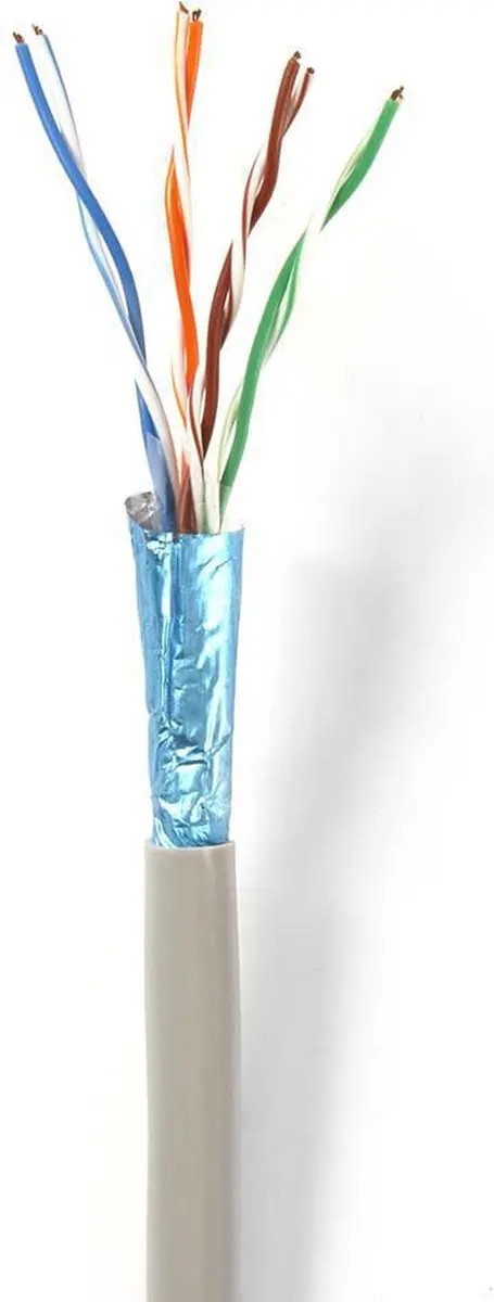 Nedis CAT5e Netwerk Kabel Rol 305m - Grijs
