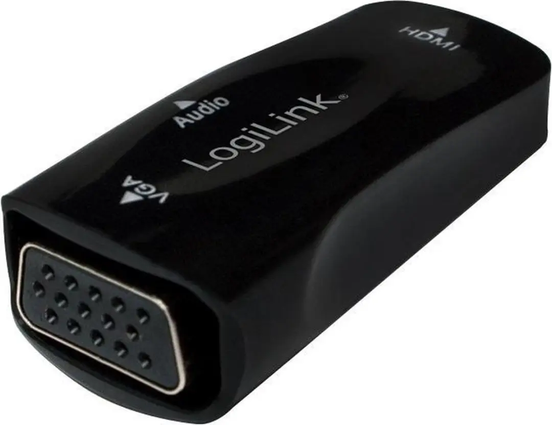 Logilink HDMI naar VGA + 3,5mm Jack Adapter OKS-61194 - Zwart