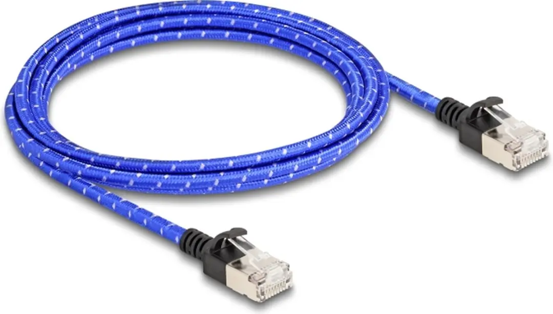 Delock Cat.6A U/FTP Netwerkkabel 2m - Blauw