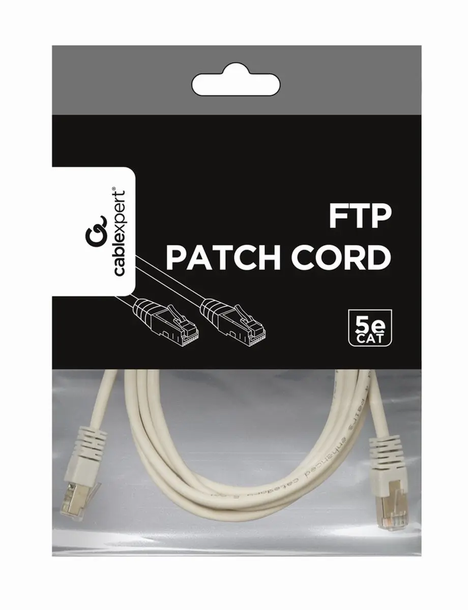 Gembird FTP Kabel Cat5e PP22-2M - 2m - Grijs