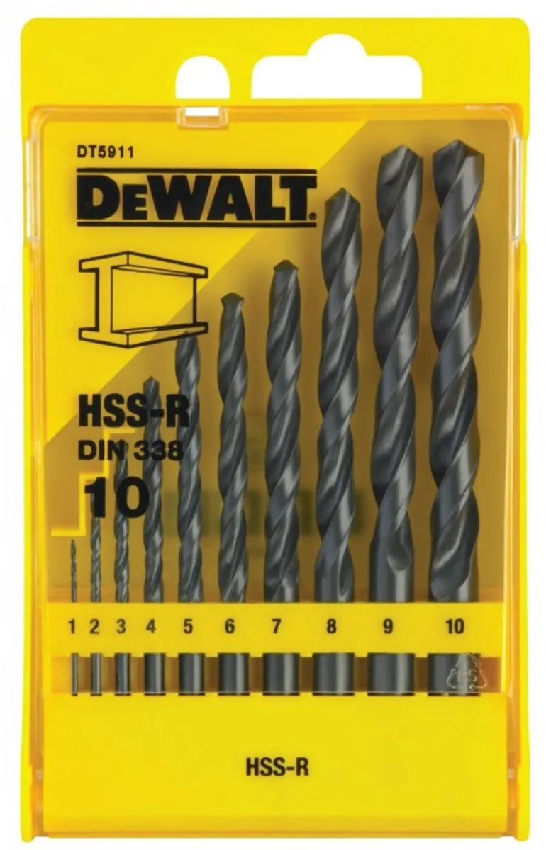 DeWalt DT5911 Metaalborenset HSS-R
